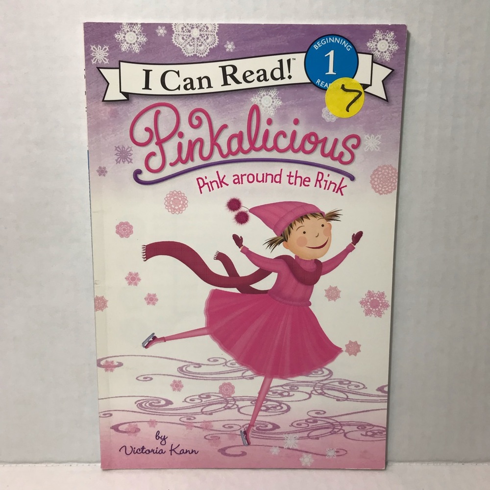 ♦️$3♦️ Pinkalicious Pink Around the Rink - I can read book